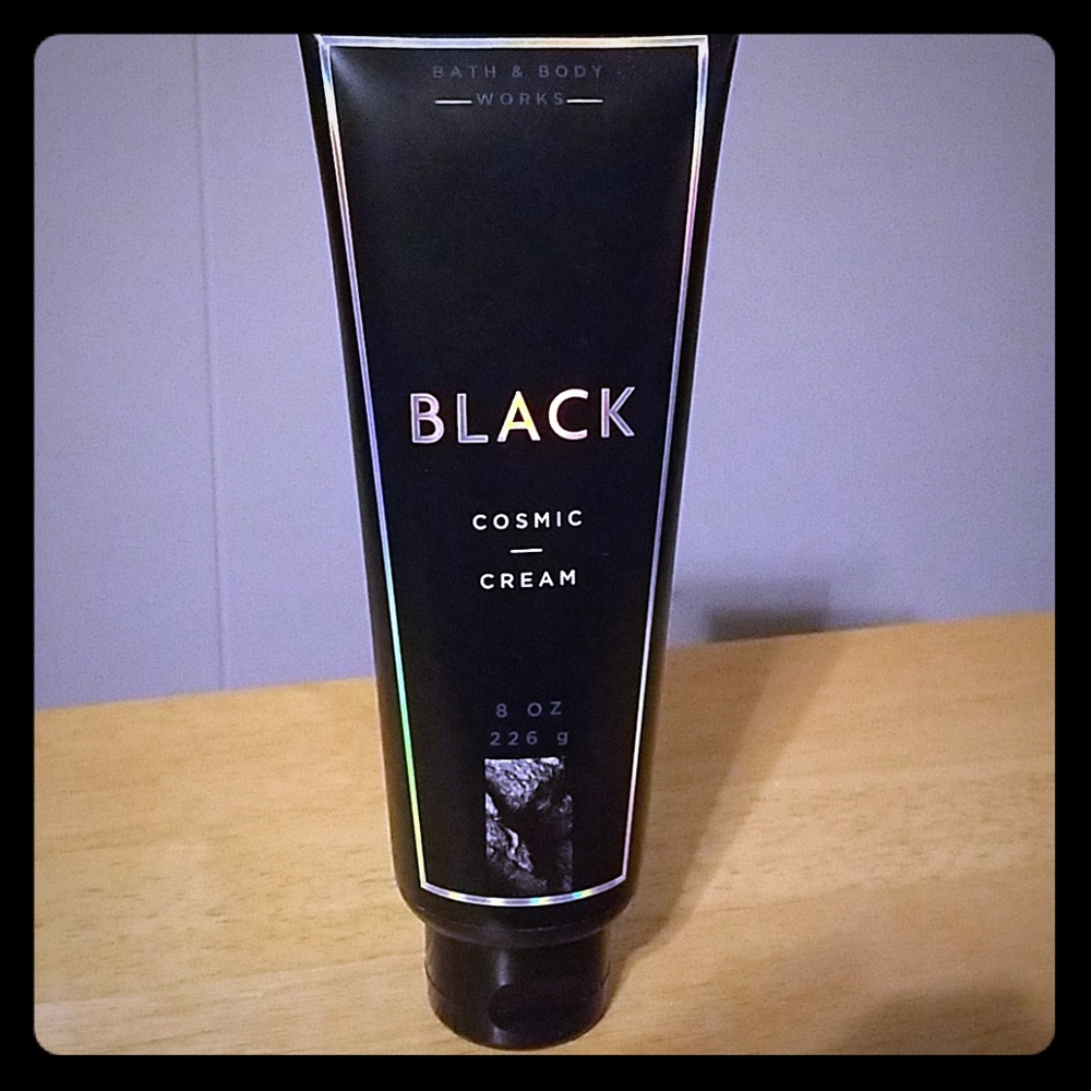 Black Cosmic Cream Bath and Body Works Lotion